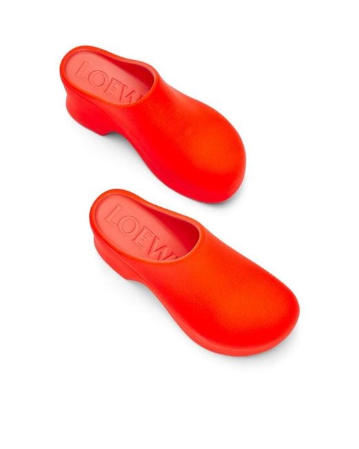 Loewe Terra Foam Clog in Red | Lyst