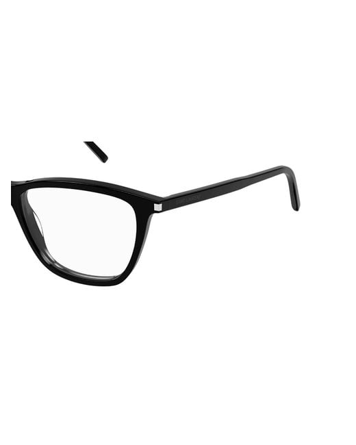 Saint Laurent White Eyewear Wellington Frame Glasses