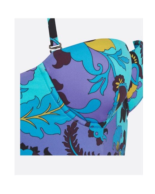 Dior Blue One-Piece Swimsuit