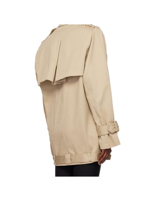 Mugler Natural Buckle Double-Breasted Jacket