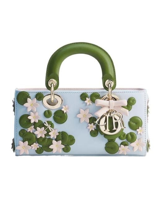 Dior Green Small Lady D-Joy Bag