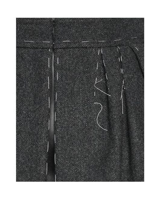 Maison Margiela Black Midi Skirts