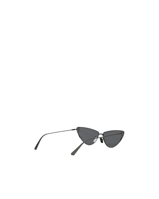 Dior White Cat's Eye Frame Sunglasses