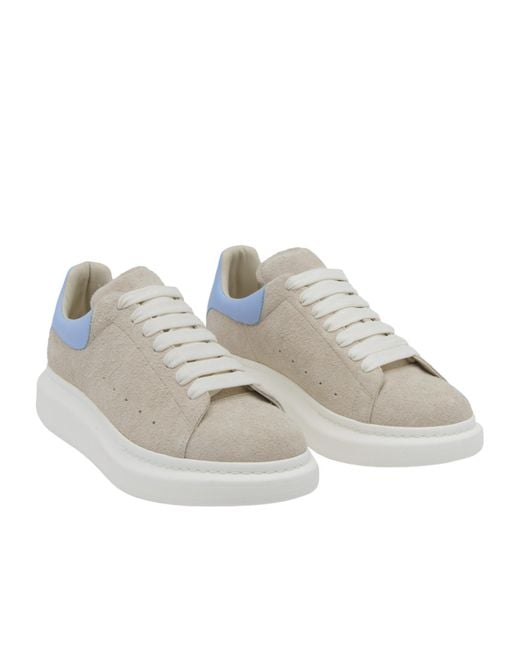 McQueen Blue Oversized Low-Top Sneakers for men