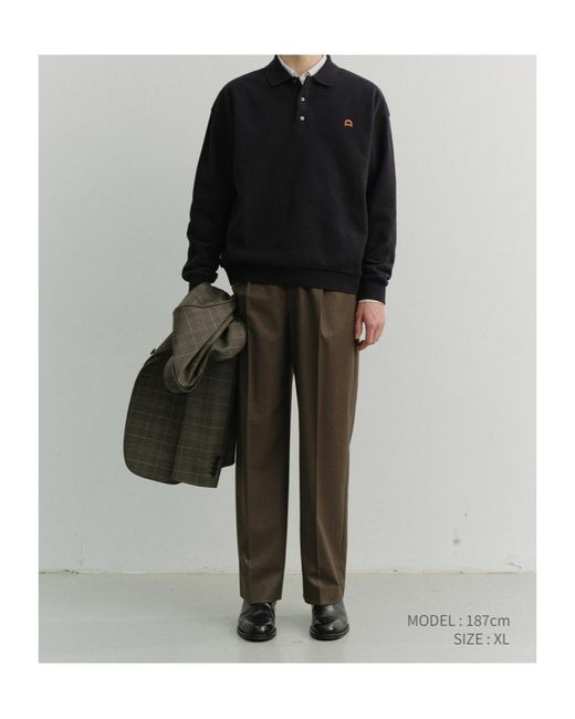 DUNST Blue Long Sleeve Sweatshirt for men