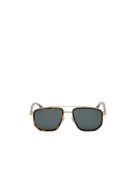 Gucci Multicolor Eyewear Navigator Frame Sunglasses for men