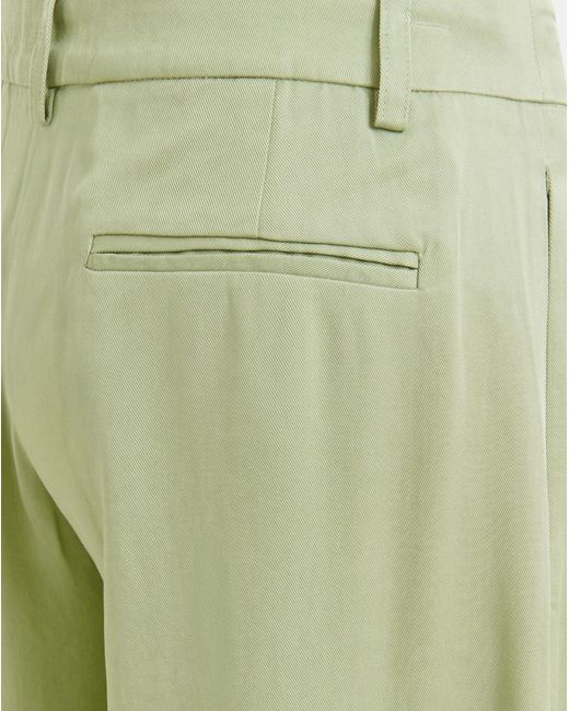 Essentiel Antwerp Green Casual Pants With Belt Loops