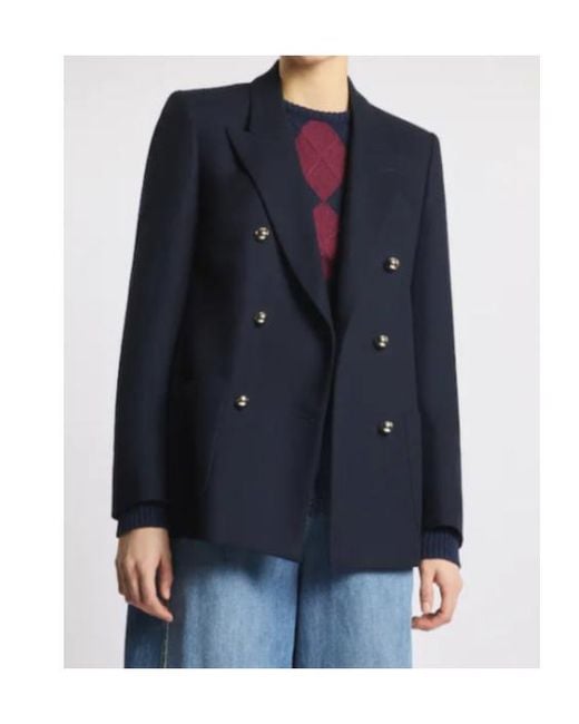 Fay Blue Double-Breasted Jacket