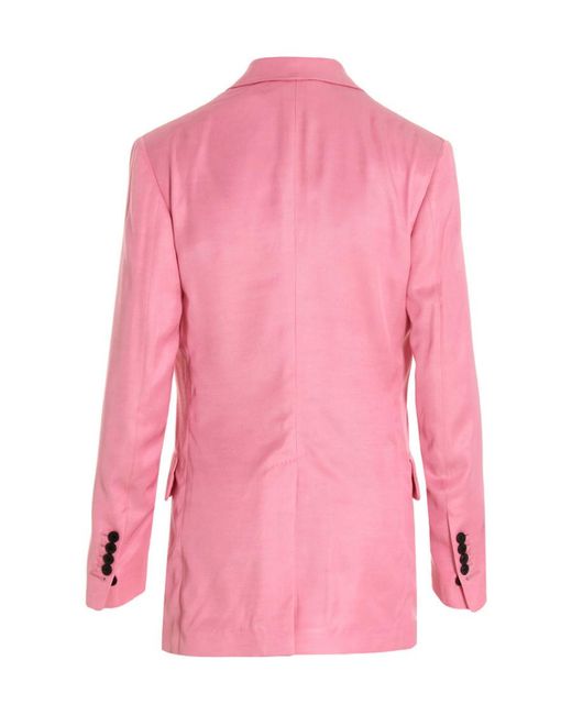 Tom Ford Pink Double-Breasted Suit Jacket