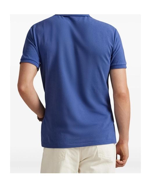 Polo Ralph Lauren Blue Short-Sleeve Polo Shirt for men