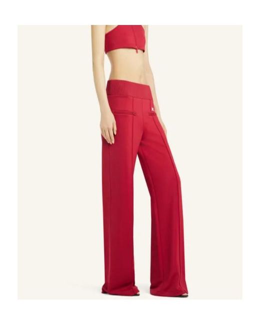 Courreges Red Courrèges Interlock Elasticated Waistband Track Pants