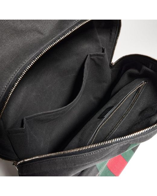 Gucci Black Positano Large Backpack for men