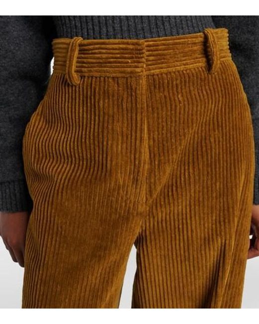 Proenza Schouler Brown Cotton Corduroy Wide-Leg Pants