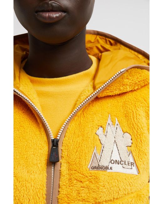 Moncler Yellow Fleece Gilet