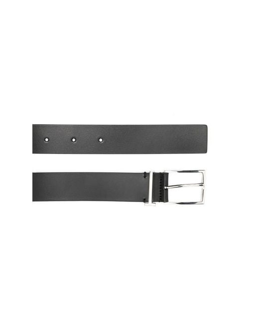 Tom Ford Black T Loop Belt for men