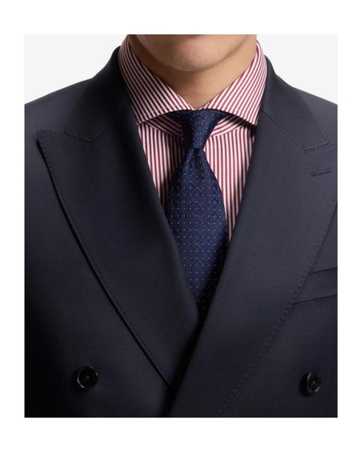 Boss Blue Double-Breasted Blazer for men