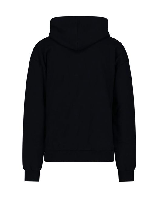 Céline Black Logo Hooded Sweater for men