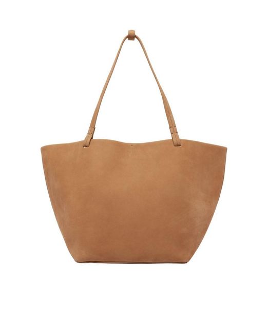 The Row Brown Park Three One-Shouldered Tote Bag