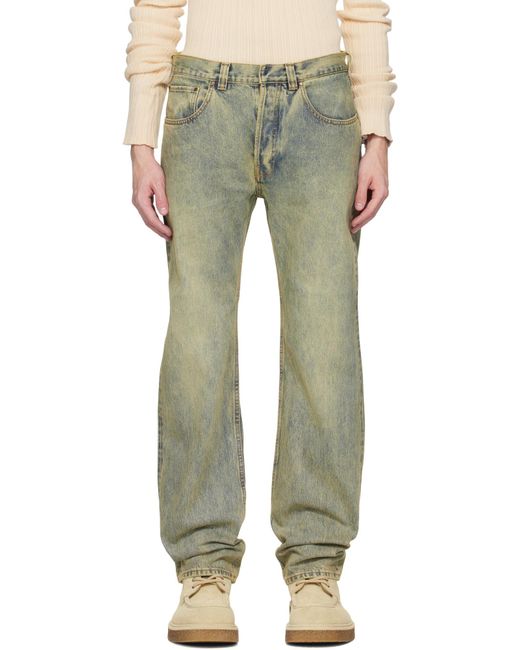 Entire studios Gray Slem Straight-Leg Jeans