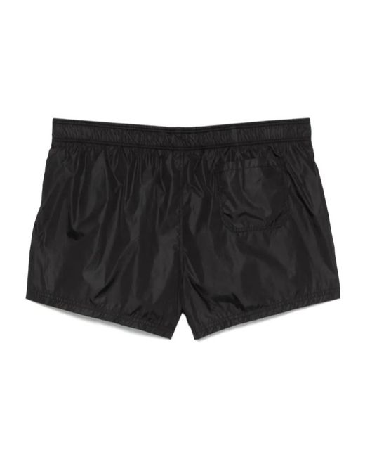 Gucci Black Interlocking G Swim Shorts for men