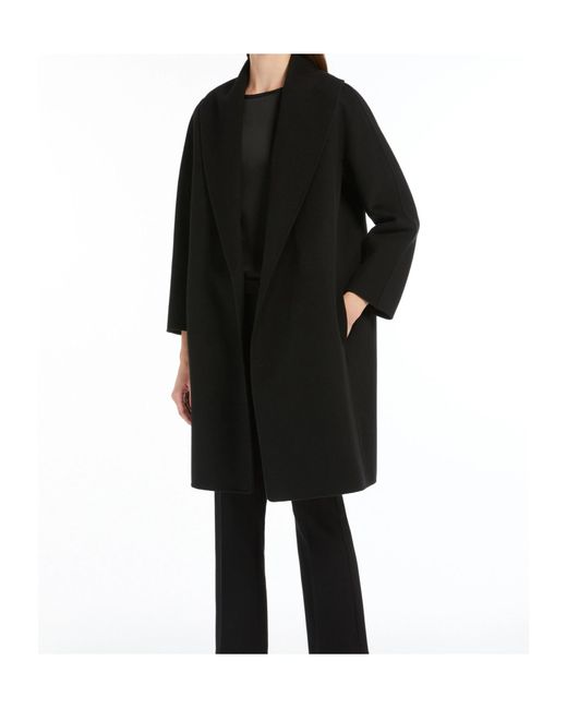Max Mara Black 'S Messi Belted Coat