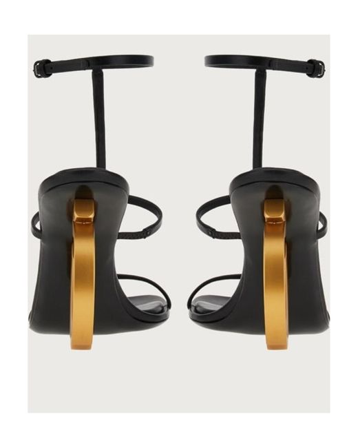 Ferragamo Multicolor Ferragamo Elina Ankle Strap Sandals