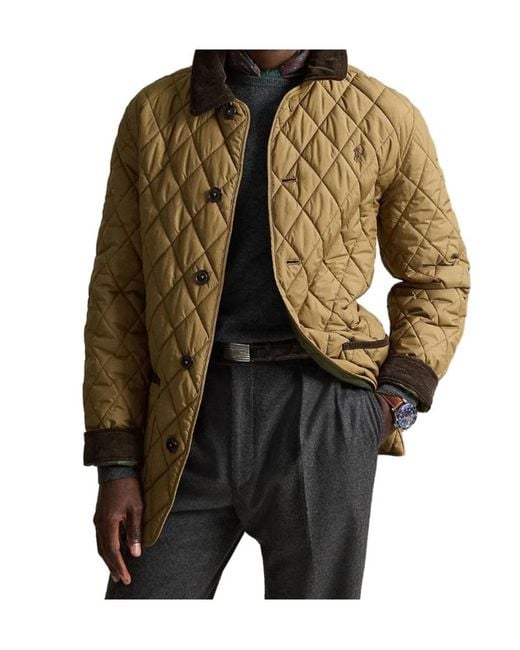 Polo Ralph Lauren Brown Quilted Jacket for men