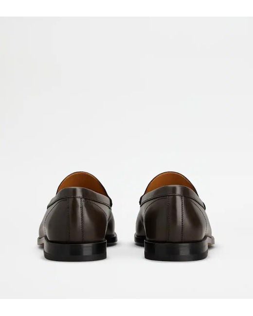 Tod's Black Slipper Loafers for men