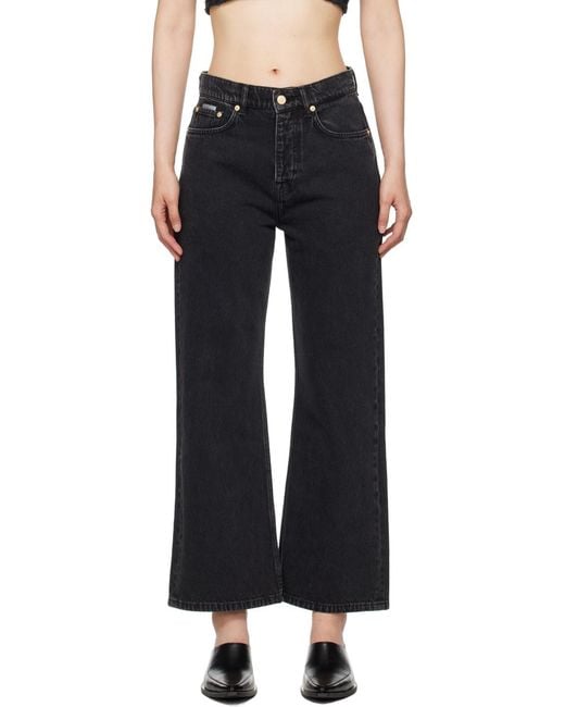 Eytys Black Belt-Loop Jeans