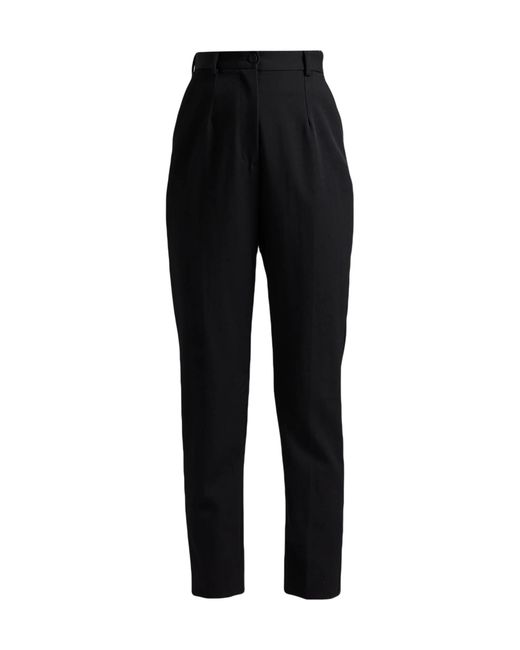 Dolce & Gabbana Black Casual Trouser