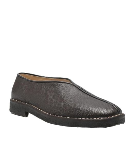 Lemaire Brown Slip-On Loafers for men