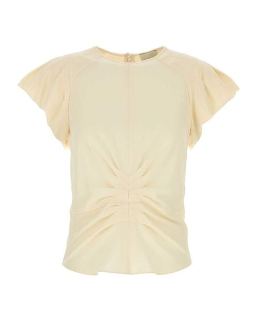 Isabel Marant Natural Zipper T-Shirt