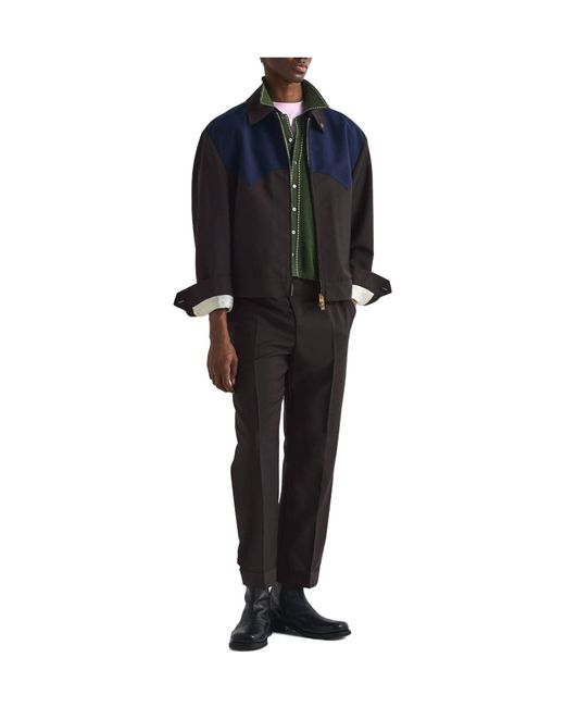 Versace Blue Classic Jacket for men