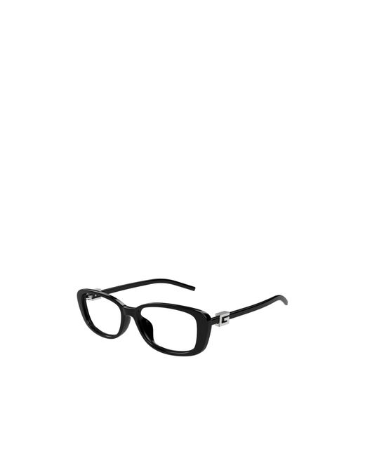 Gucci White Eyewear Rectangle-Frame Glasses