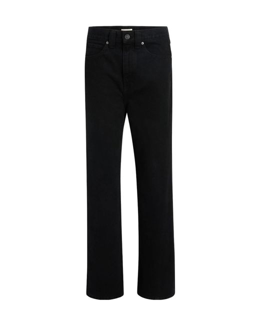 Khaite Black Bonnie Low Waisted Jeans