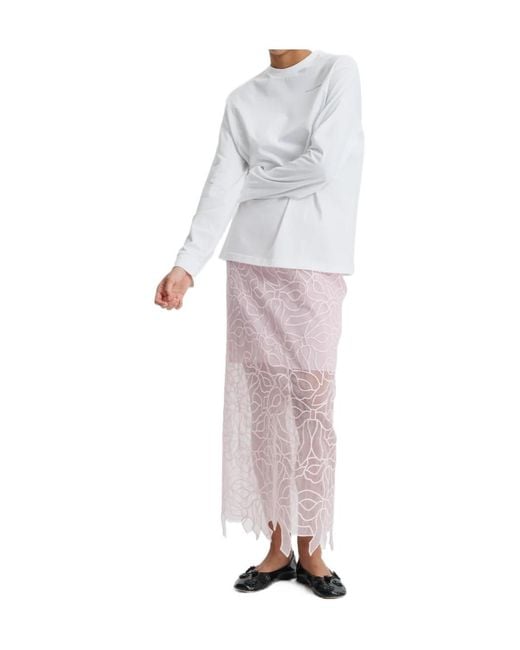 CECILIE BAHNSEN White Cbgus Skirt