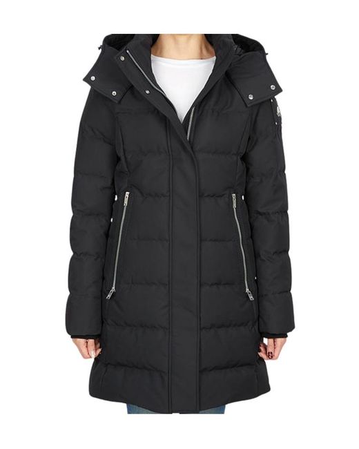 Moose Knuckles Black Long-Sleeved Down Jacket