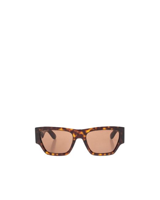 McQueen Pink Eyewear Square-Frame Sunglasses for men