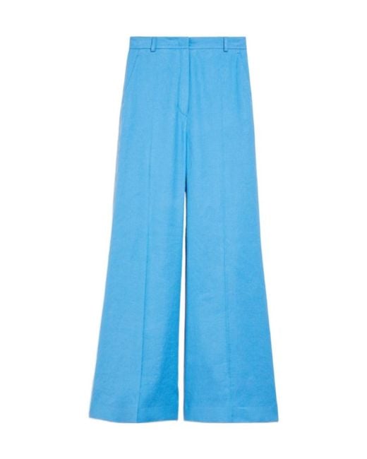 Weekend by Maxmara Blue Straight Casual Pants