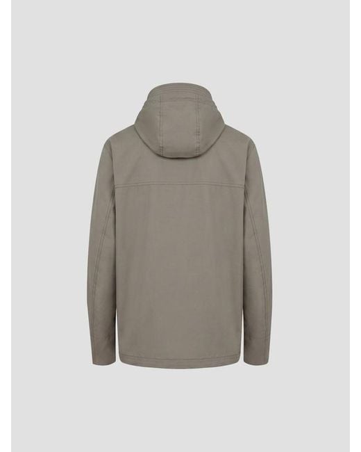 Brunello Cucinelli Gray Long-Sleeved Casual Jacket for men