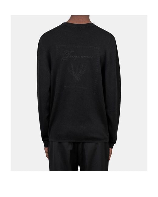 Jacquemus Black Rosemary Jumper for men