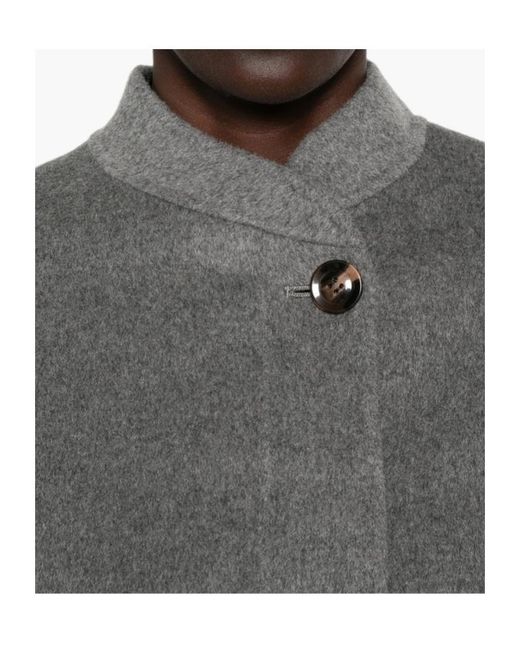 Soeur Gray Single-Button Long-Sleeve Casual Jacket