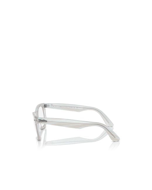 Ray-Ban White Wayfarer Ease Glasses for men