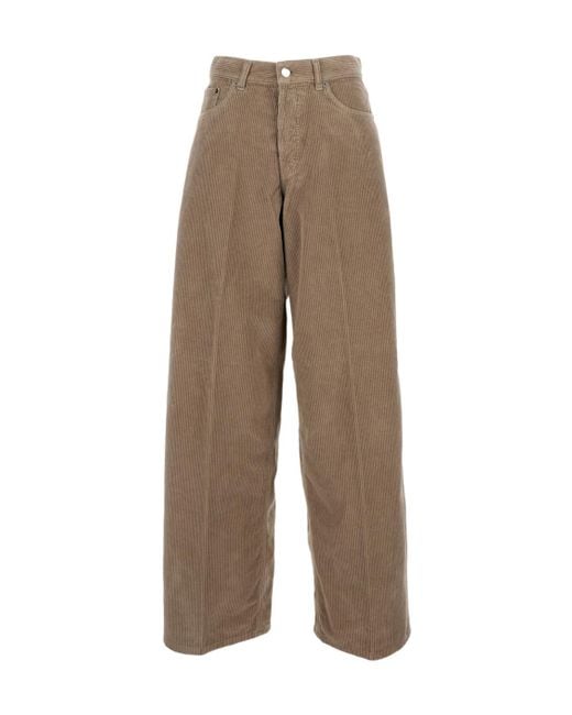 Haikure Natural Bethany Corduroy Wide-Leg Pants