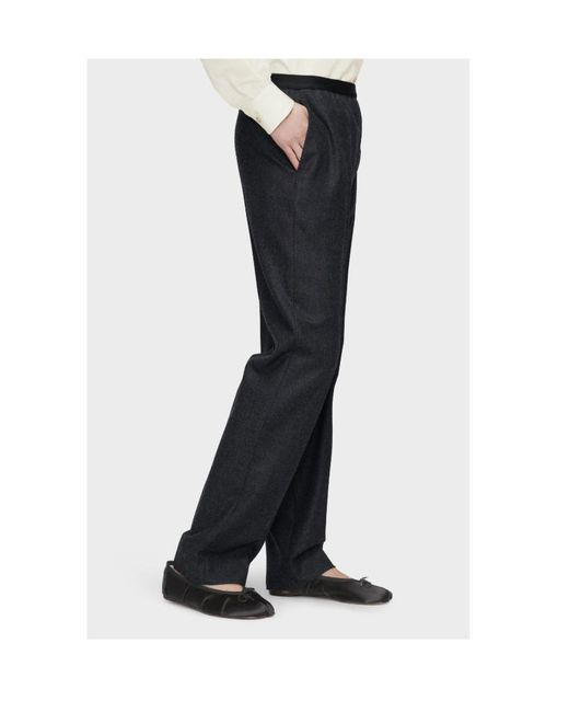 Maison Margiela Black Straight-Leg Trousers