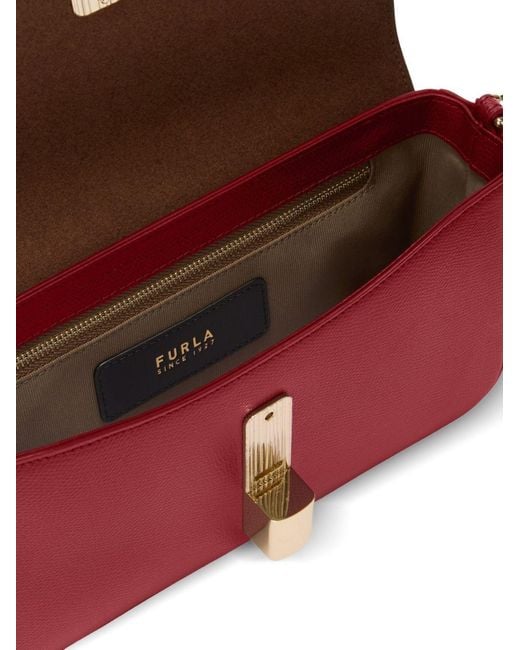 Furla Red Iride Small Crossbody Bag