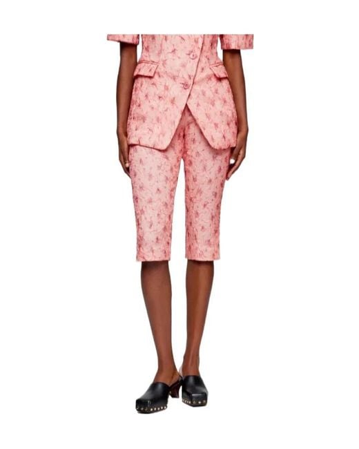 Ganni Multicolor Capri Trousers