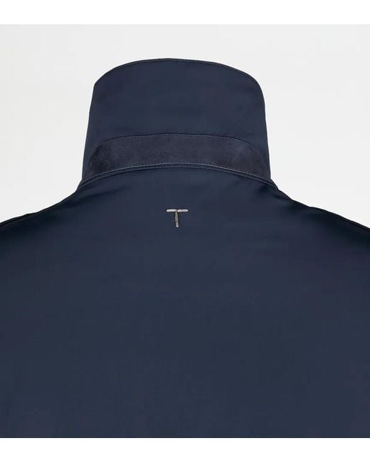 Tod's Blue Long-Sleeved Jacket for men