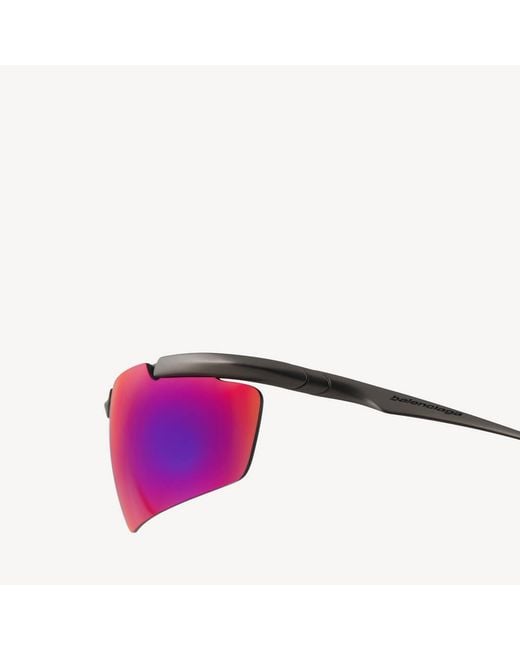 Balenciaga Purple Eyewear Boomerang Cat Sunglasses