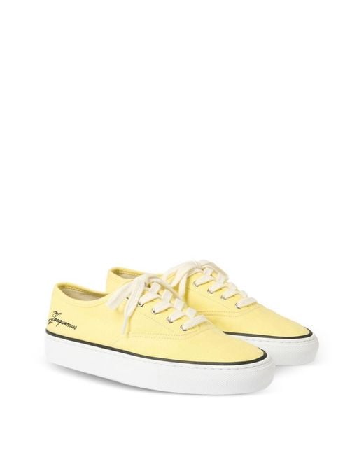 Jacquemus Yellow The Féfé Skate Sneakers